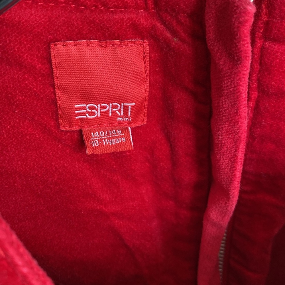 Esprit Girls' Red Corduroy Sleeveless Jumper Size: 10-11 Years - Picture 4 of 10